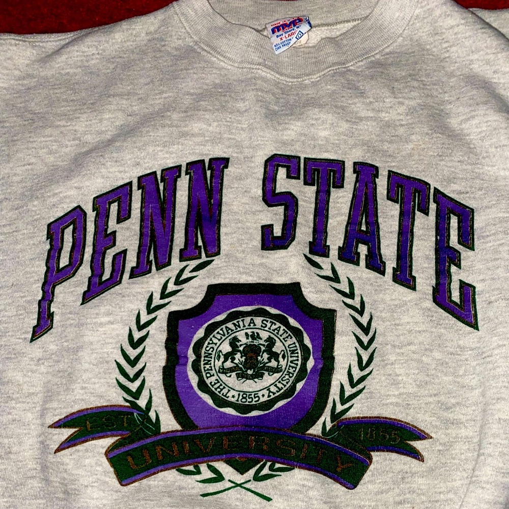 Cotton crew neck sweat shirt